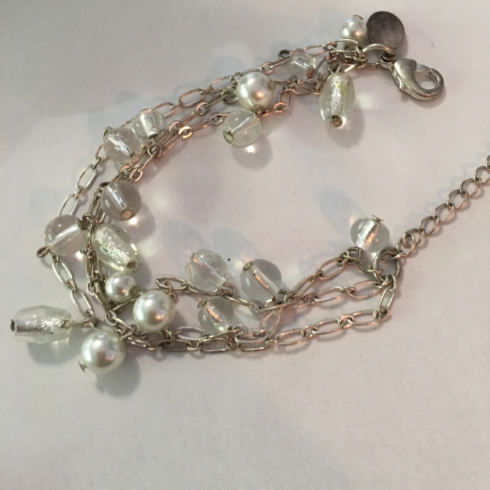 White House Black Market Fashion Statement 3 Strand Bracelet